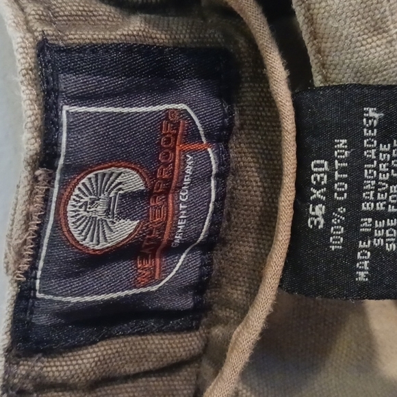 WEATHERPROOF Khaki Pants 36x30 - Box 1 - Picture 3 of 3